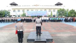 Apel Siaga Kamtibmas Polres Metro Bekasi Perkuat Kesiapsiagaan Pengamanan Aksi Unjuk Rasa Tahun 2026