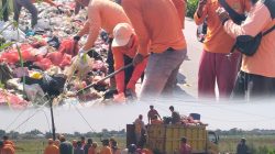 UPTD Wilayah 1 Kerahkan 35 Orang Pasukan Orange Bersihkan Sampah Liar