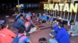Pererat Silaturahmi Pasca Lebaran, KNPI Kab. Bekasi Gelar Sparing Bola dan Ngaliwet di Sukatani