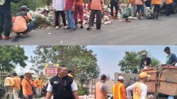 UPTD Wilayah 1 Himbau Masyarakat Jangan Buang Sampah Di Jalan Raya