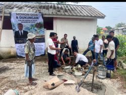 Serap Aspirasi Warga Pacing,Cakades Waringinjaya Bangun Fasilitas MCK di TPU