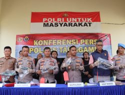 Empat Pelaku Pencurian Dengan Pemberatan di Bekuk Polres Tanggamus 4 Lainnya DPO
