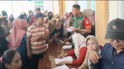 Memastikan Tertib Dan Aman, Babinsa Setia Mulya Melaksanakan Pendampingan Penyaluran Bantuan Pangan Pemerintah 2026