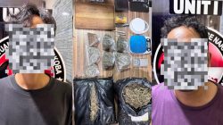 2 Kilo Ganja di Amankan Dsri Tangan Dua Tersanga  Oleh Satnarkoba Pokres Metro Bekasi 