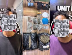 2 Kilo Ganja di Amankan Dsri Tangan Dua Tersanga  Oleh Satnarkoba Pokres Metro Bekasi 