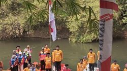 Momentum Kemerdekaan RI ke 81 Tahun,Rehab Kali Cikarang Gelar Upacara di Kali Cikarang