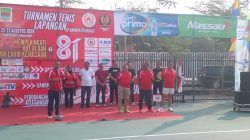 Jadi Ajang Silaturahmi dan Penjaringan Atlet Menuju Porprov,PELTI Kabupaten Bekasi Gelar Turnamen Tenis