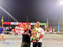 Turnamen Tenis Lapangan se-Kabupaten Bekasi,Putra Kedua Kalapas Cikarang Raih Juara III