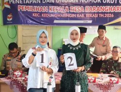 Panitia Pilkades Karang Harum Adakan Pleno Penetapan Nomor Urut Bagi 2 Calon Kades