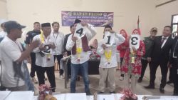 Panitia Pilkades Kedungwaringin Tetapkan Nomor Urut Calon Kades