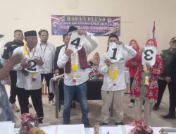 Panitia Pilkades Kedungwaringin Tetapkan Nomor Urut Calon Kades