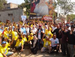 Drainase Tersendat hingga Lahan Kosong Dibersihkan,Warga Jatiwangi Kompak Bergerak Bersama Relawan Cakades Santi Sagita