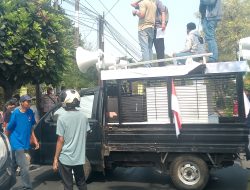 Puluhan Anggota LSM SOMASI Geruduk Kantor BPN Kota Bekasi