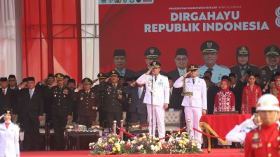 Plt Bupati Bekasi Ajak Masyarakat Isi Kemerdekaan dengan Kerja Keras dan Disiplin